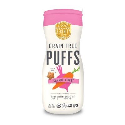 Serenity Kids Grain Free Puffs - Carrot & Beet, Clean Label Project Purity Award Winner - 1.5oz | Target