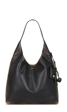 Coach Brooklyn Shoulder Bag 39 in Black Brown from Revolve.com | Revolve Clothing (Global)