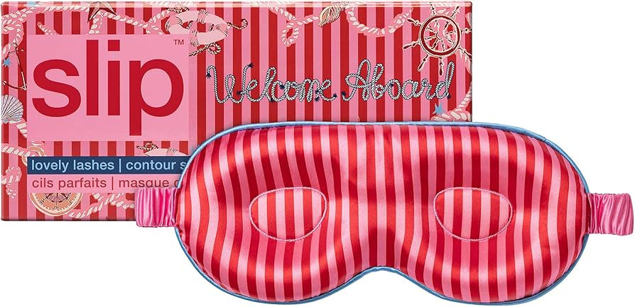 slip Welcome Aboard Contour Sleep Mask | Pure Silk, 100% Mulberry Silk | Contoured Design for Opt... | Amazon (US)