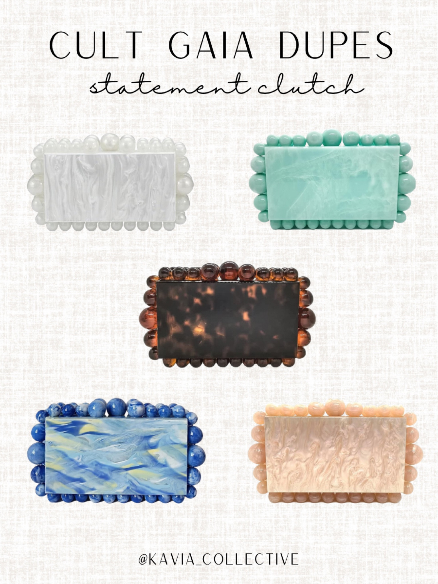 Dupes similar to my Cult Gaia bag! Perfect statement clutch ✨

#LTKitbag #LTKunder50 #LTKstyletip