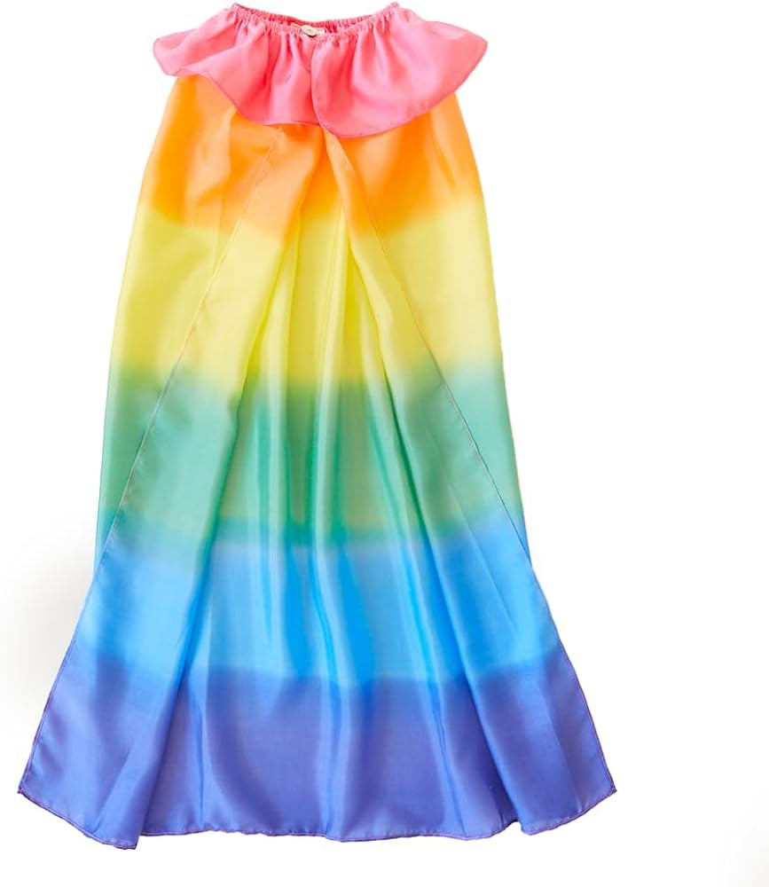 Sarah's Silks - Rainbow Cape for Kids Ages 3-8 | Montessori and Waldorf Toy Dress Up for Pretend ... | Amazon (US)