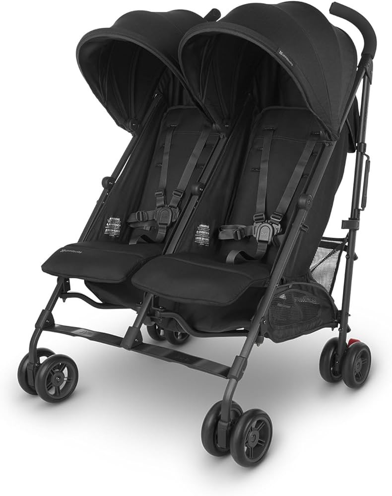 UPPAbaby G-Link V2 Double Umbrella Stroller / Lightweight Design / One-Step Fold + Recline / XL B... | Amazon (US)