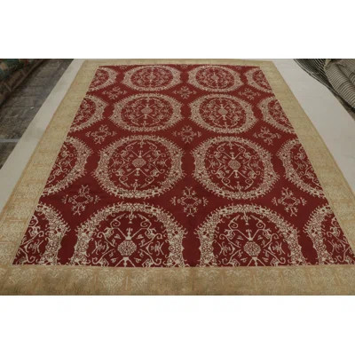 One-of-a-Kind 8' x 10'4" Area Rug in Brown/Red/Beige/Gold | Wayfair North America