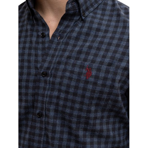 U.S. Polo Assn. Men's Long Sleeve Buttondown Shirt | Walmart (US)
