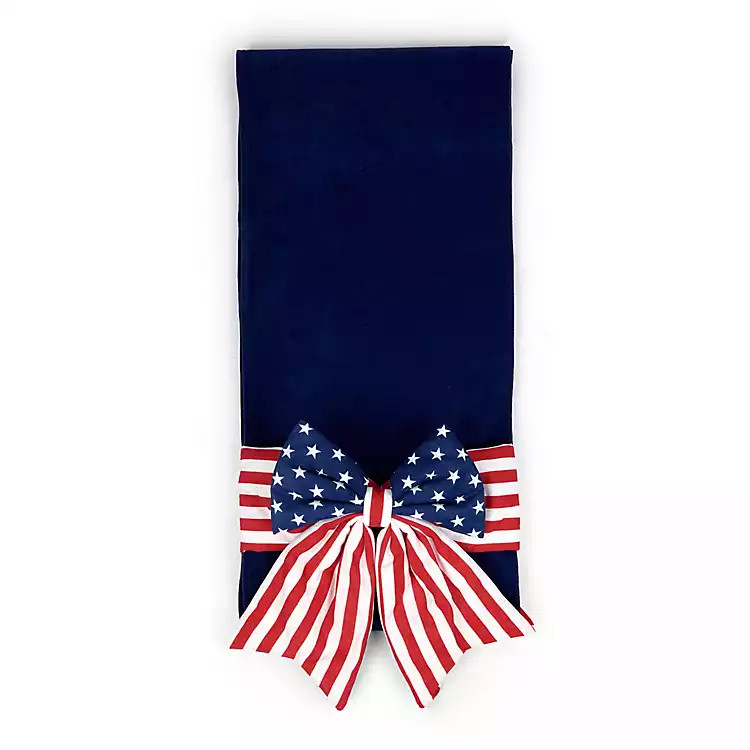 Patriotic Bow Table Runner | Kirklands