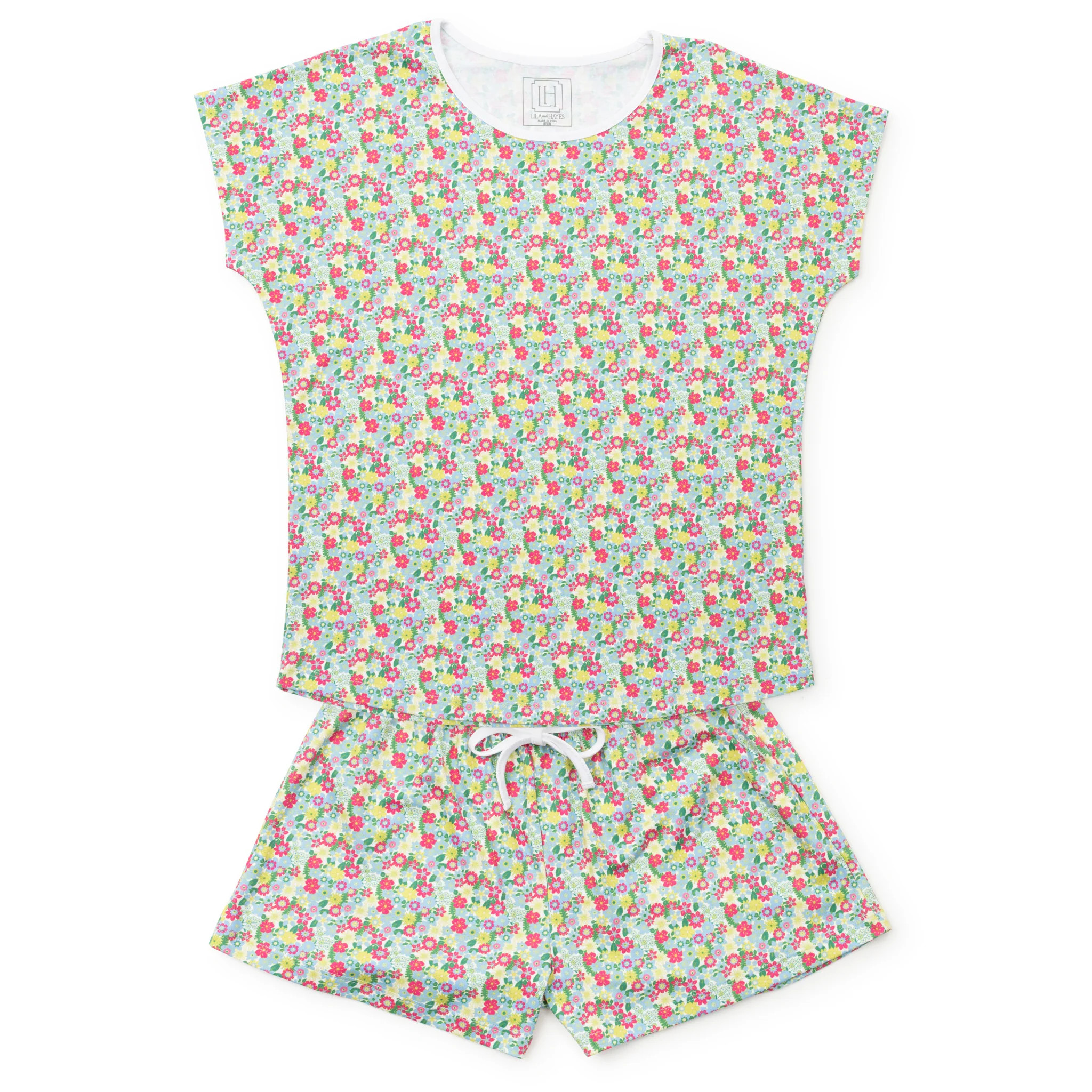 Riley Women's Pajama Short Set - Arboretum Floral | Lila and Hayes