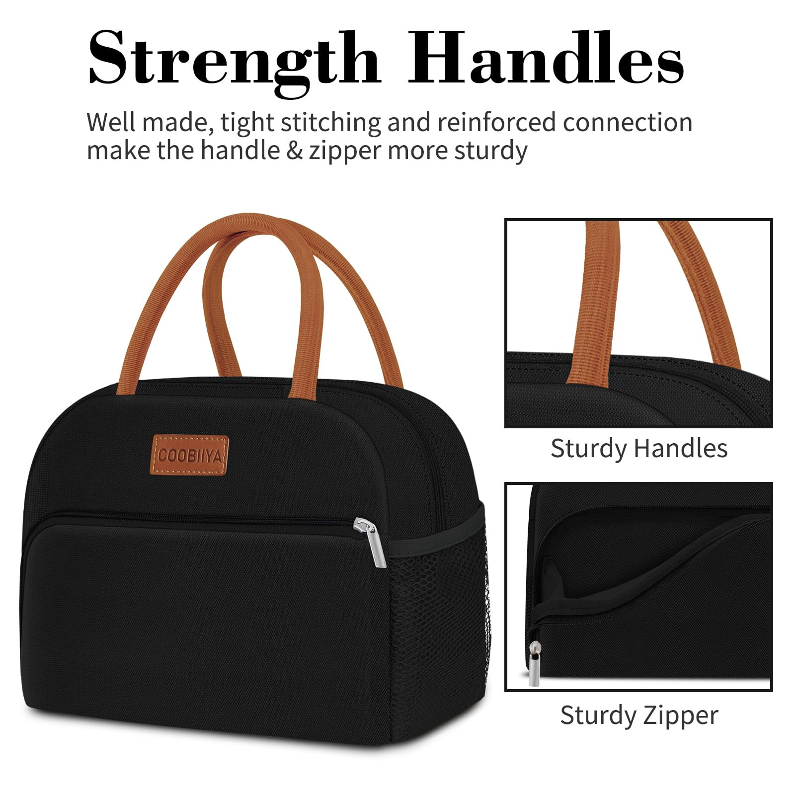 Coobiiya Lunch Box Lunch Bag for Women Adults Men, Reusable Cute Lunch Pail bag - Leakproof, Insu... | Amazon (US)
