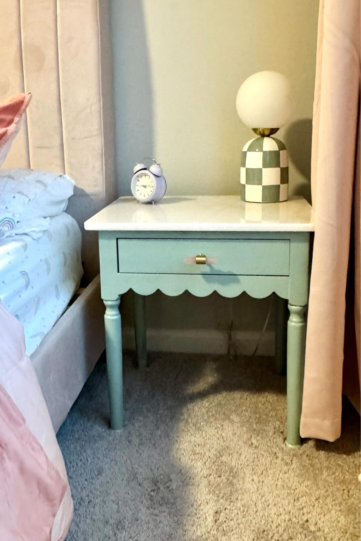Luxe for less! Elevating these scalloped nightstands for a chic Pottery Barn inspired look. Stay tuned on my “daughter’s room refresh” series!



I love the way they look in my daughter’s room. They look so elegant yet youthful. I love them!!! They were originally a sage green and I painted them for a lighter mint green look. It was an easy DIY! I used a cutting board from @worldmarket and the nightstands are from @homegoods. Marble nightstands for a fraction of the price. 

#diy #upcycle #luxeforless #marble #nightstands #kids #kidsroom #kidsroomdecor #scalloped #diyer #lifehack #lifehacks #remodel #renovate #hacks #hack #furnituredesign #furniturehack #homedecor #girlsbedroom #fyp #bravoholic #melindamaria #mmgirl #mmambassador

#LTKKids #LTKHome #LTKU