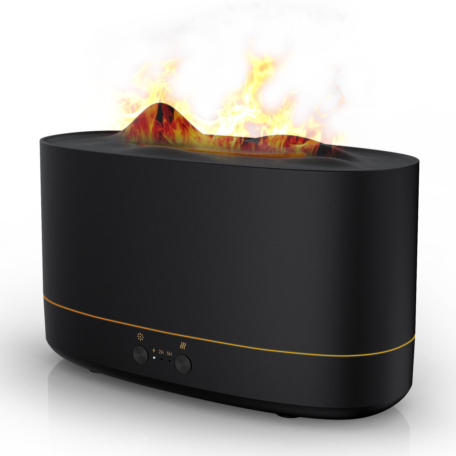 TOPVISION Flame Diffuser Humidifier with Flame Light, 3 Flame Colors Essential Oil Diffuser, Wate... | Walmart (US)