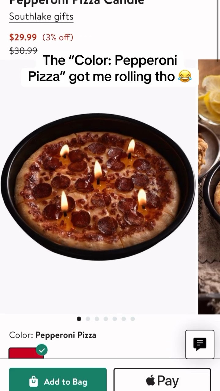 When you realize the “emergency” cart checkout wasn’t because you needed anything... it was because you were just hangry 😅🛒

The “Color: Pepperoni Pizza” got me rolling tho😂

🍕Cereal, pizza, s’mores... yes, they’re
candles.

✨Currently on sale at Nordstrom & honestly make the perfect gift if you’re as unhinged and scent-obsessed as me.

🎯 Linked everything in my ShopMy!

#commissions
#nordstromfinds #weirdgifts #everydayfragrance #perfumetiktok #candletok #hangryshopping
#pizzaaesthetic #nordstromsale #shopmy #shopmystyle #giftguide #beautycreator @nordstrom