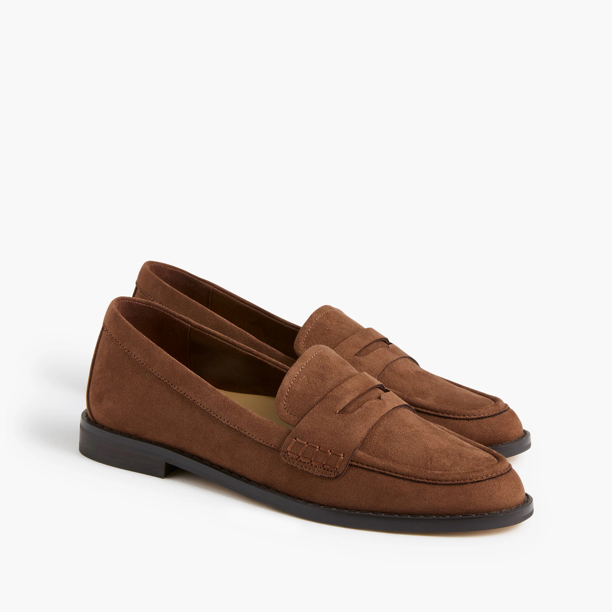 Sueded flex penny loafers | J.Crew Factory
