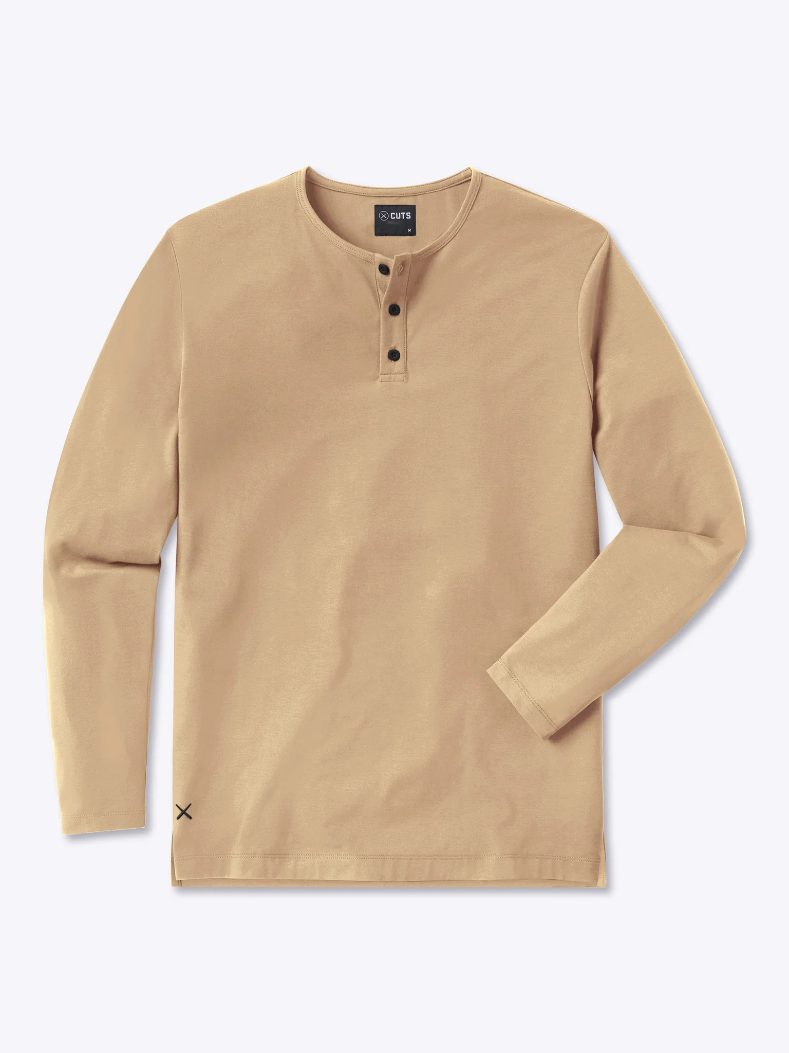 AO Long Sleeve Henley Split-Hem | Cuts Clothing