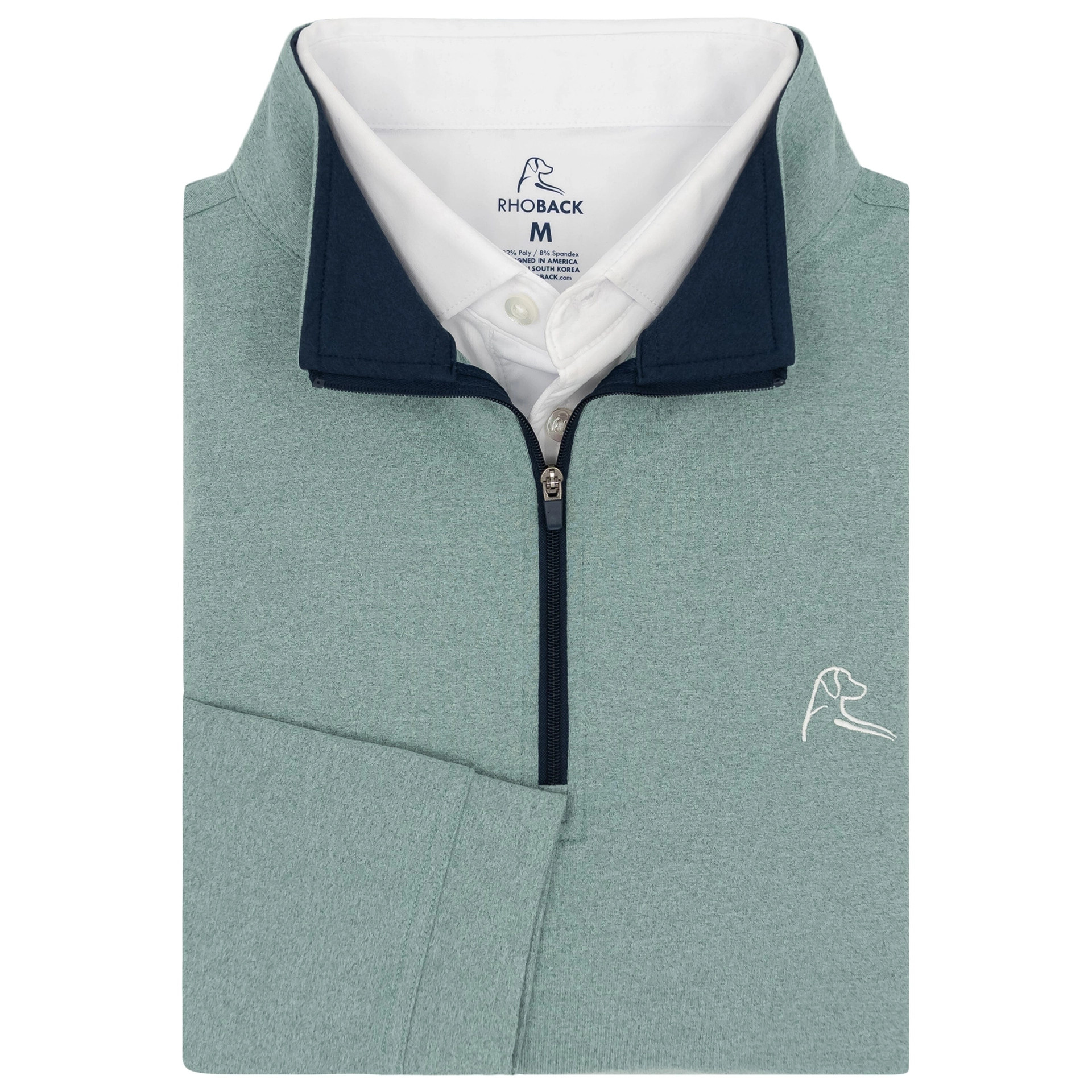 Heather Performance Q-Zip | RHOBACK