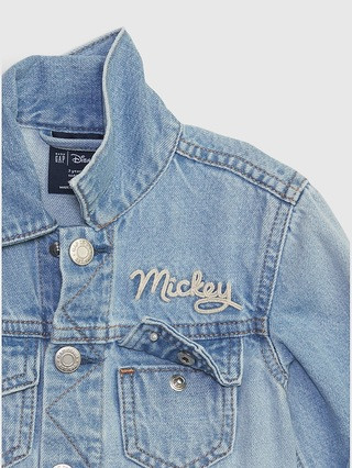 babyGap &amp;#124 Disney Mickey Mouse Denim Icon Jacket with Washwell | Gap (US)