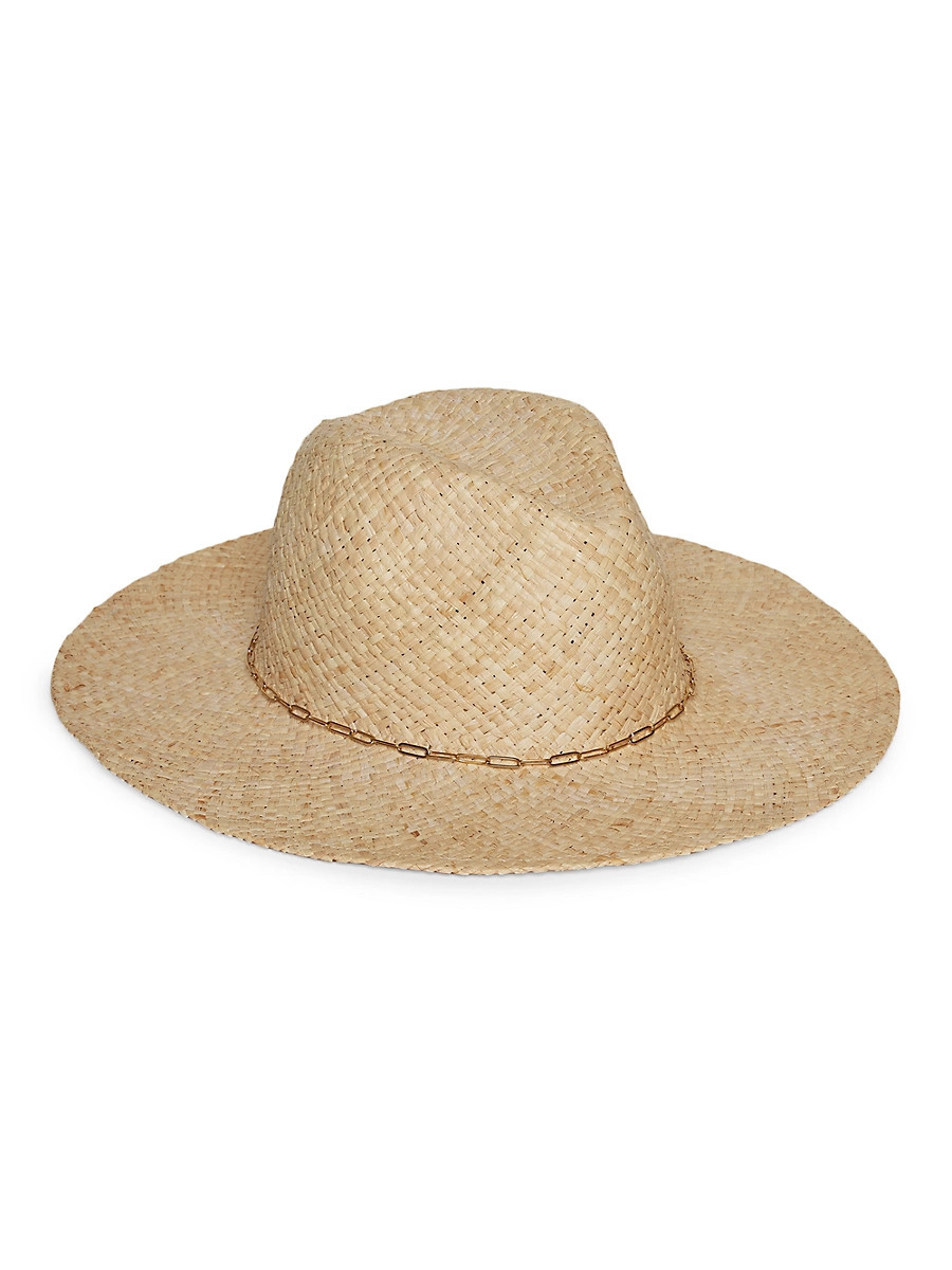 Women's Quinn Raffia Rancher Hat - Natural Gold | Saks Fifth Avenue