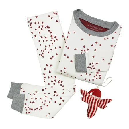 Burt's Bees Baby PJ Set with Ornament - Twinkle Bee - Ivory - 4T | Walmart (US)