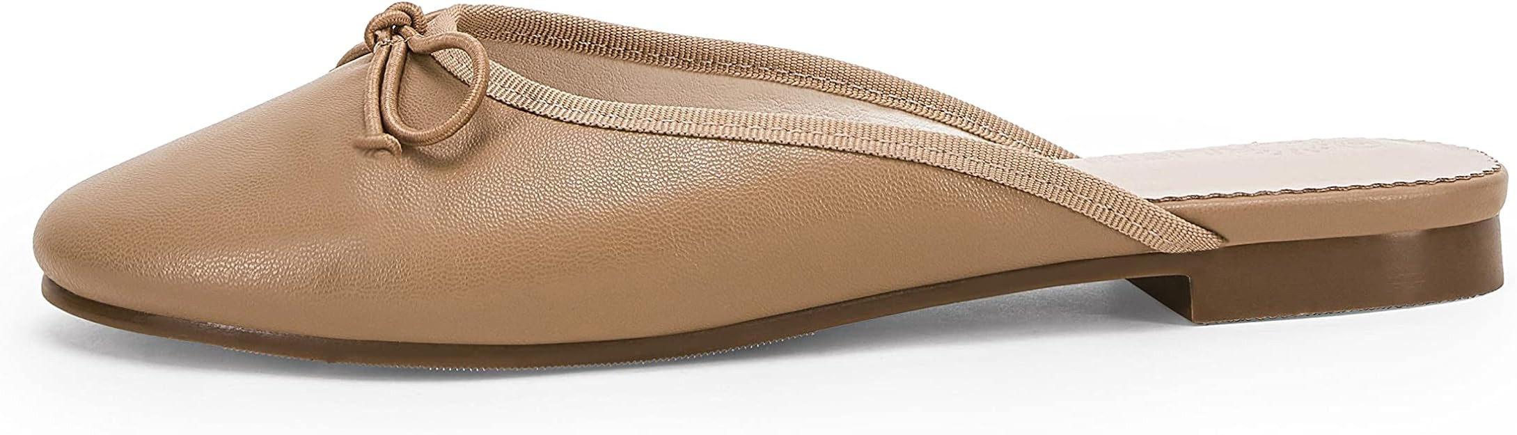 Rilista Mules for Women Slip On Tie Pointed Toe Backless Loafer Women's Flats Mules & Clogs | Amazon (US)