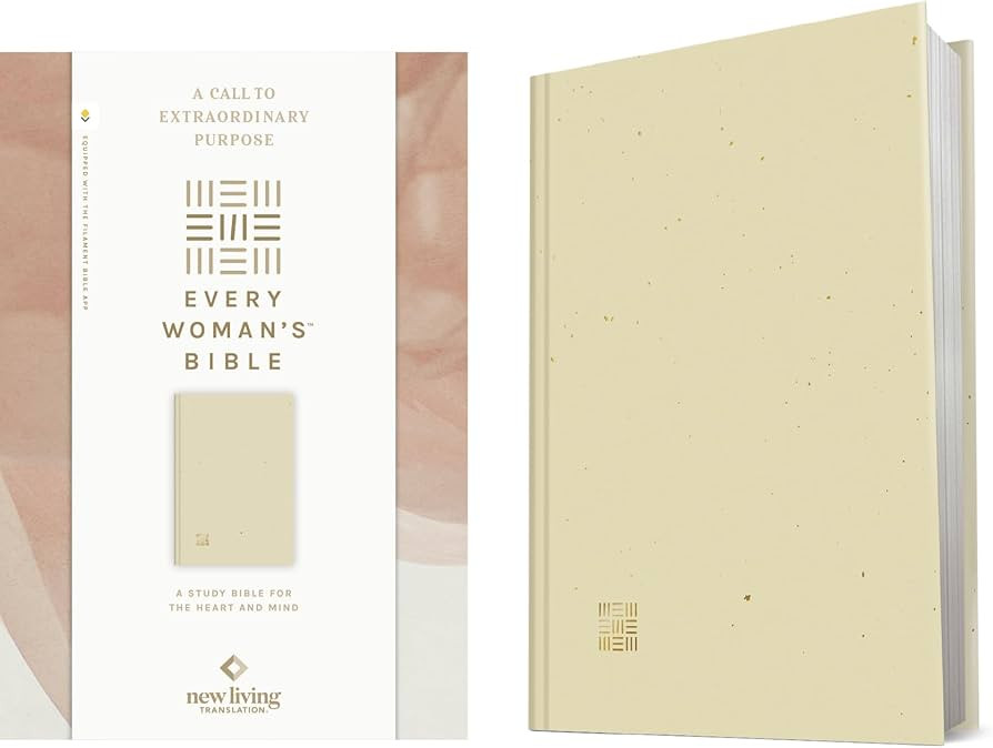 NLT Every Woman’s Bible, Filament Enabled (Hardcover, Gold Dust, Red Letter) | Amazon (US)