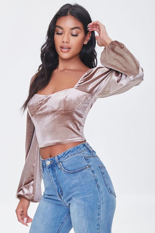 Velvet Crop Top | Forever 21 (US)