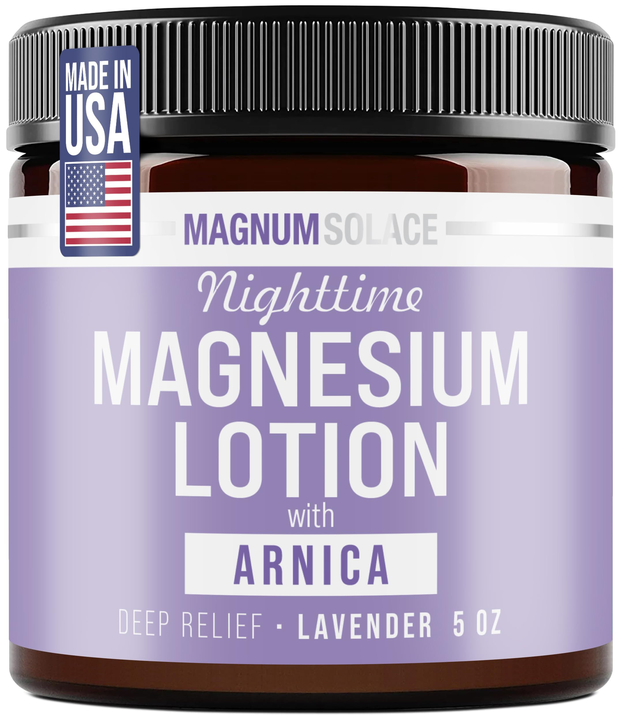 Magnum Solace Nighttime Magnesium Lotion with Arnica – Soothing Relief & Relaxation, Highly Con... | Amazon (US)