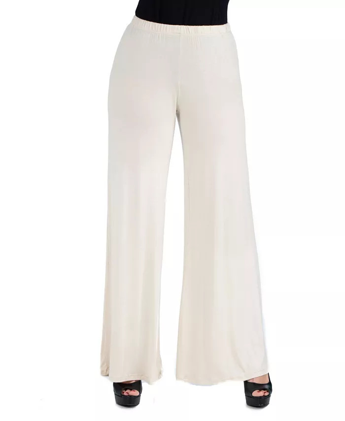 24seven Comfort Apparel Women's Palazzo Pants - Macy's | Macy's