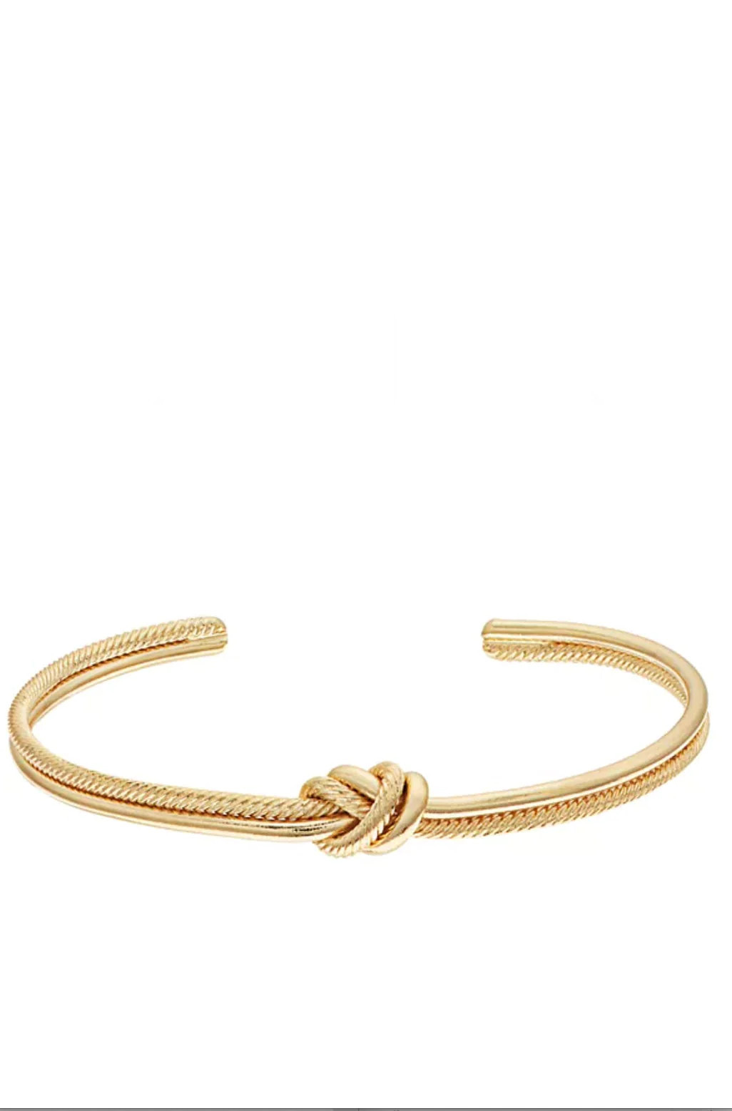 18k Gold Knotted Bangle | Shop Simon