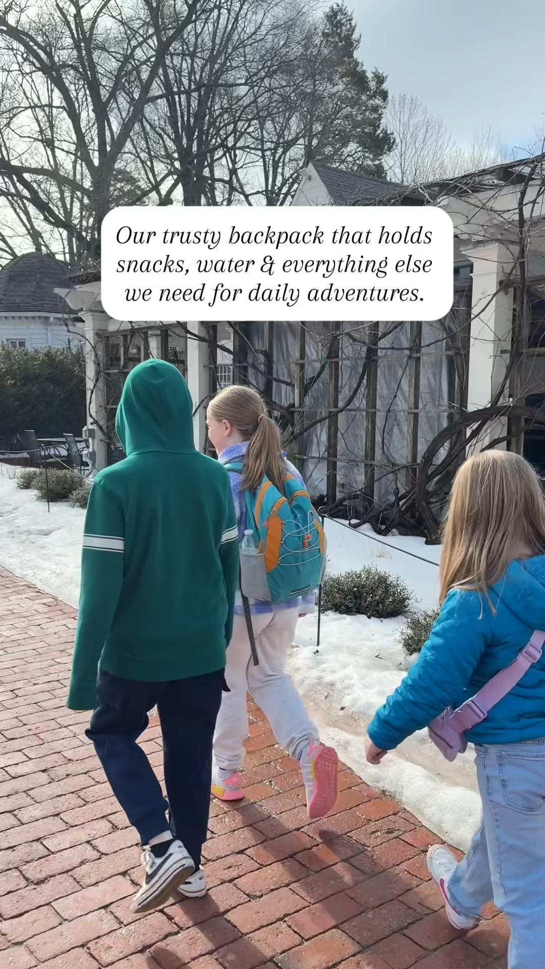 Sharing the backpack we bring on every adventure because it fits everything the kids need and they can carry it themselves. It has fit my kids comfortably from ages 5–10. It features a front buckle strap with a built in whistle for safety, a convenient sleeve for a water bladder, and plenty of room for snacks and all the essentials for a day of exploring.

#LTKActive #LTKmomlife #LTKdayinmylife