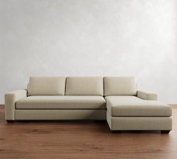 Big Sur Square Arm Chaise Sectional (114"&ndash;156") | Pottery Barn (US)