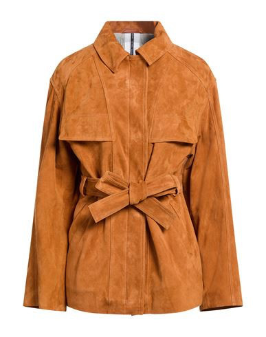 Sword 6.6.44 Woman Jacket Camel Size 4 Leather | YOOX (US)