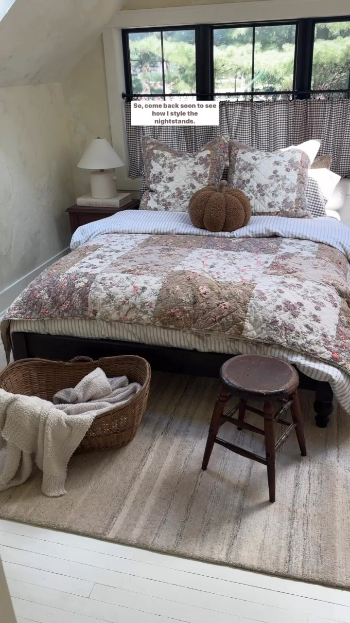 I loooove the colors of this bedding 🥺 so pretty and perfect for fall! Now to style the nightstands! Comment SHOP for bedding links & thank you @thecompanystore for sending over these gorgeous pieces! 

#LTKVideo #LTKSeasonal #LTKHome