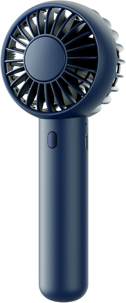 Gaiatop Mini Portable Fan, Navy Blue, Cute Design, Powerful Wind, Handheld and Desktop, Rechargea... | Amazon (US)