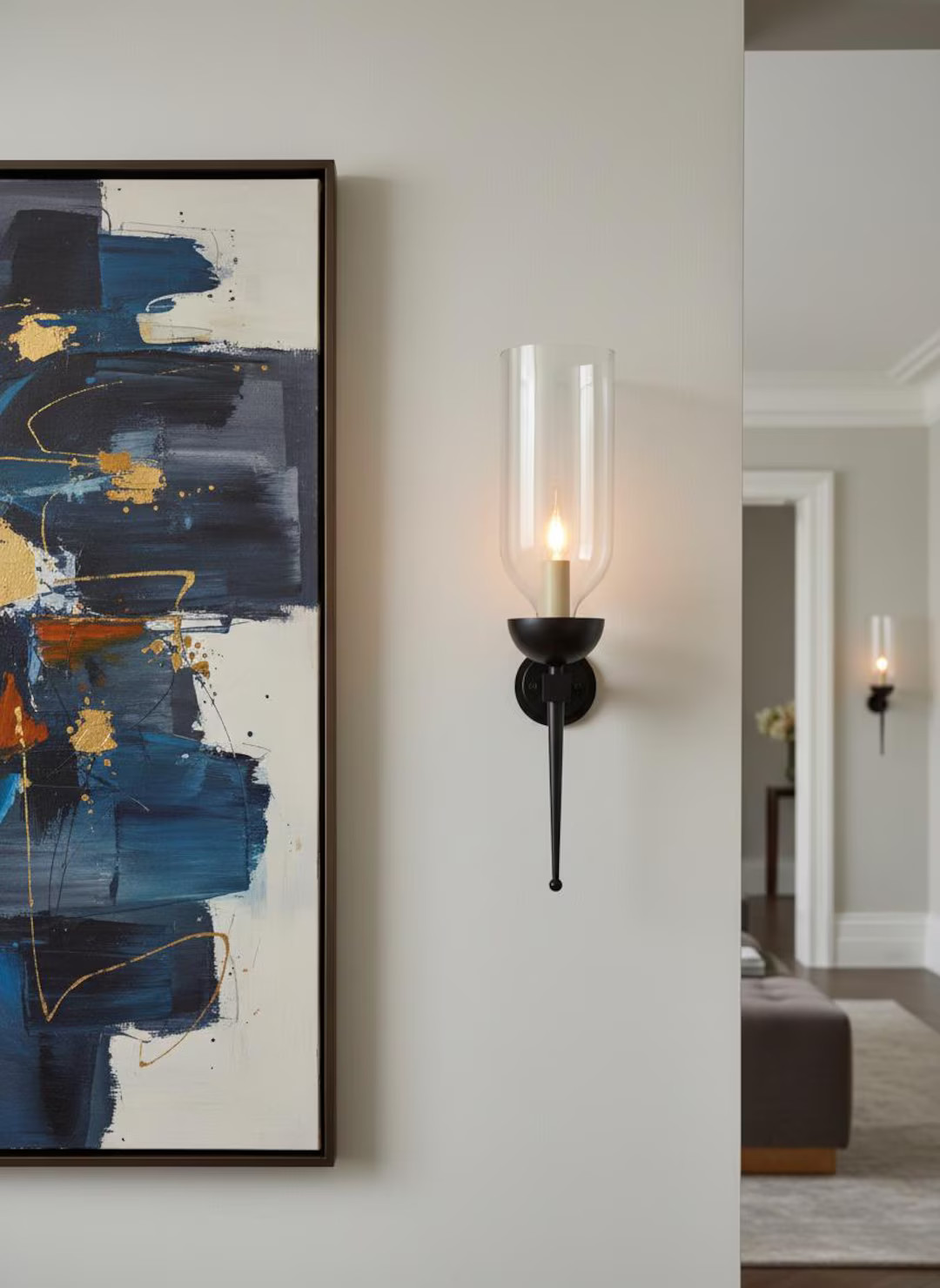 The Cubic Hurricane wall Sconce in Bronze | Etsy (US)