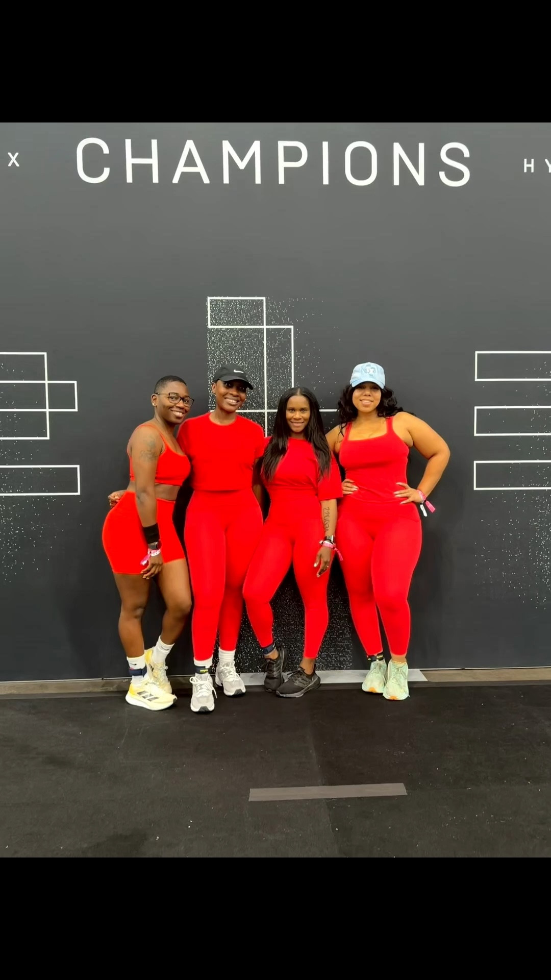 HYROX relay with my girls 