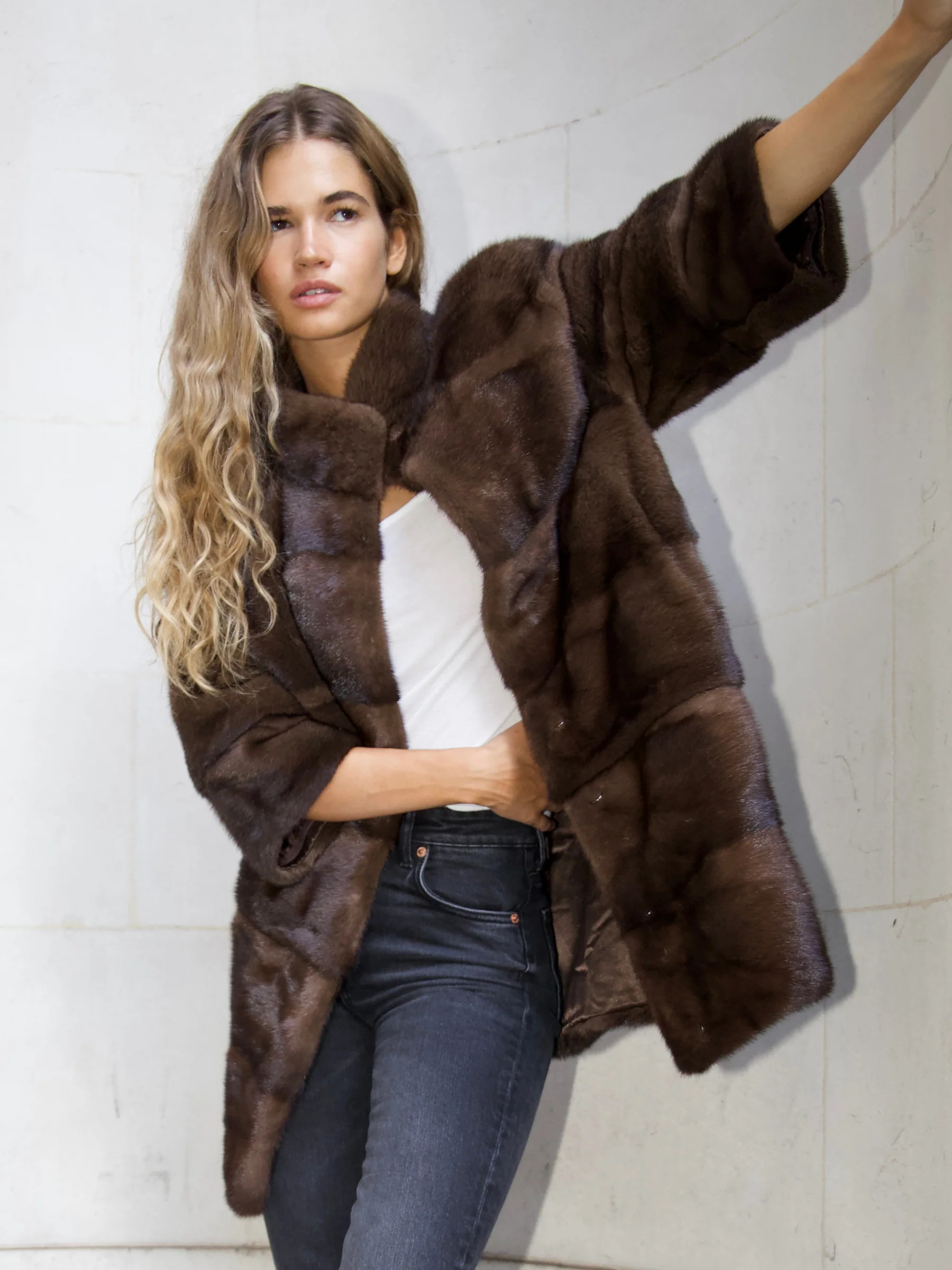 The Charlotte 6 in 1 Coat Chocolate Brown | L.CUPPINI