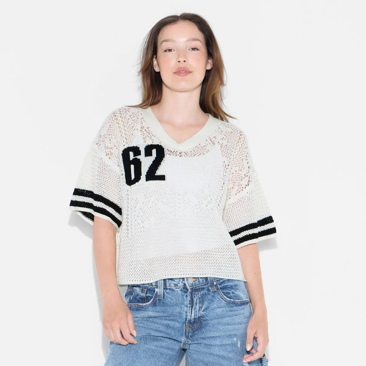 Women's Short Sleeve Jersey Pullover Sweater - Wild Fable™ | Target