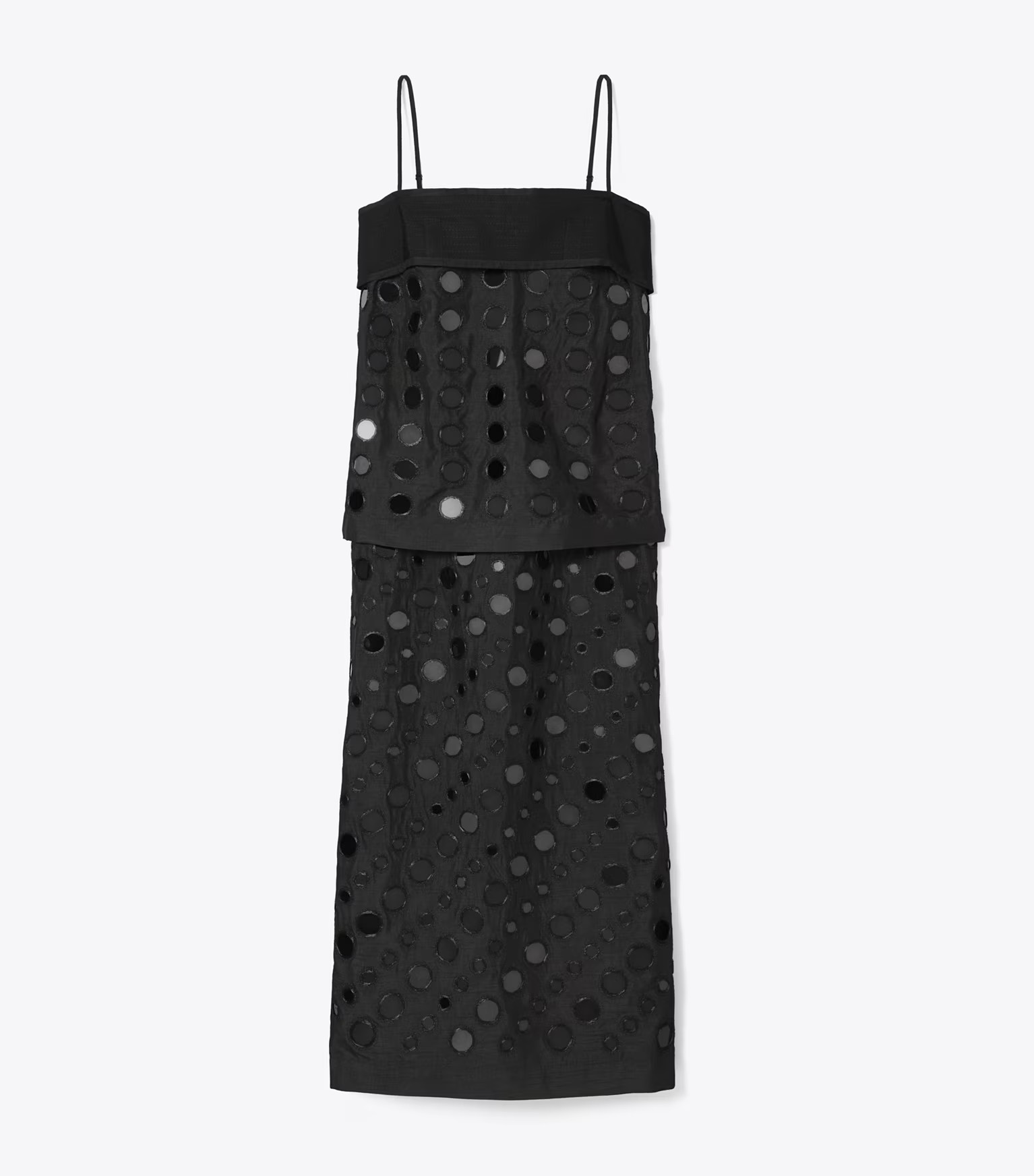 Layered Hand-Done Mirrorwork Dress: Women's Designer Dresses | Tory Burch | Tory Burch (US)