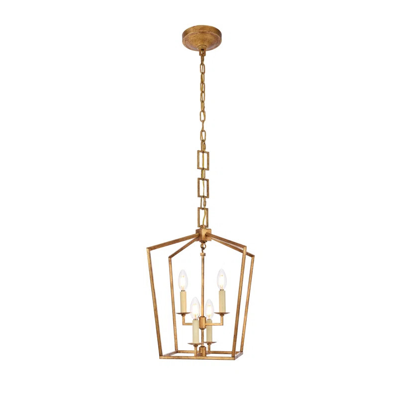 Tiana 4-Light Lantern Geometric Pendant | Wayfair North America