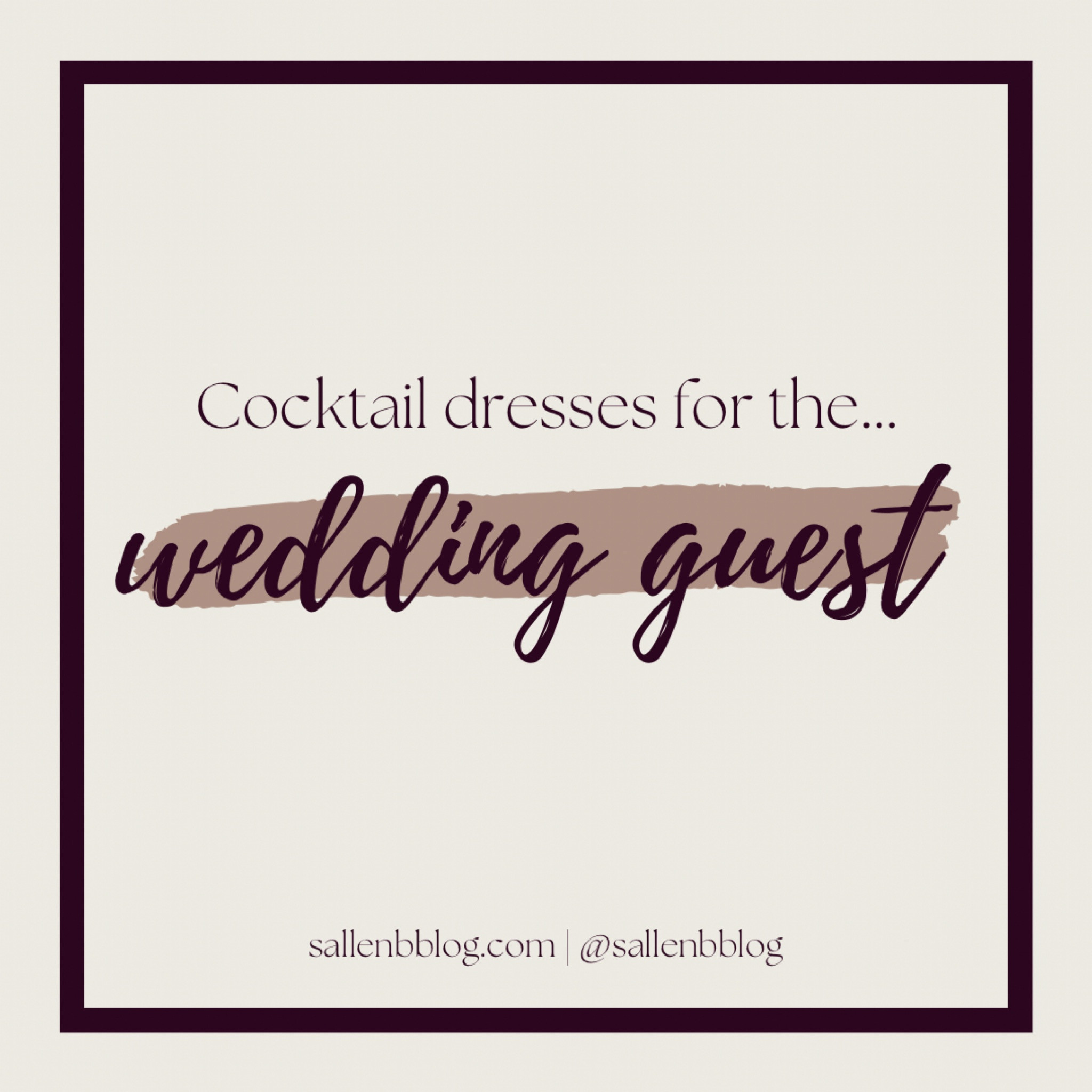 Wedding guest dresses and other cocktail attire! 

#LTKstyletip #LTKFind #LTKwedding