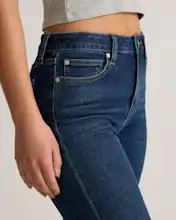 Bella Stretch Straight Jeans in Midnight Blue | Quince