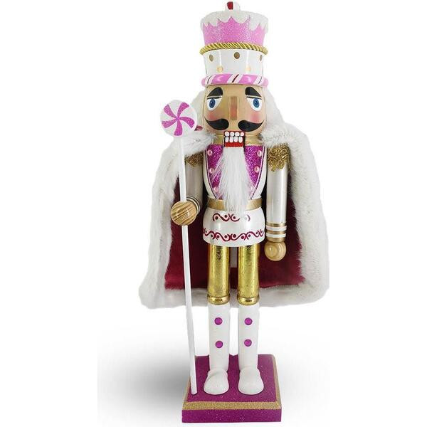 Christmas Nutcracker King, Pink | Maisonette