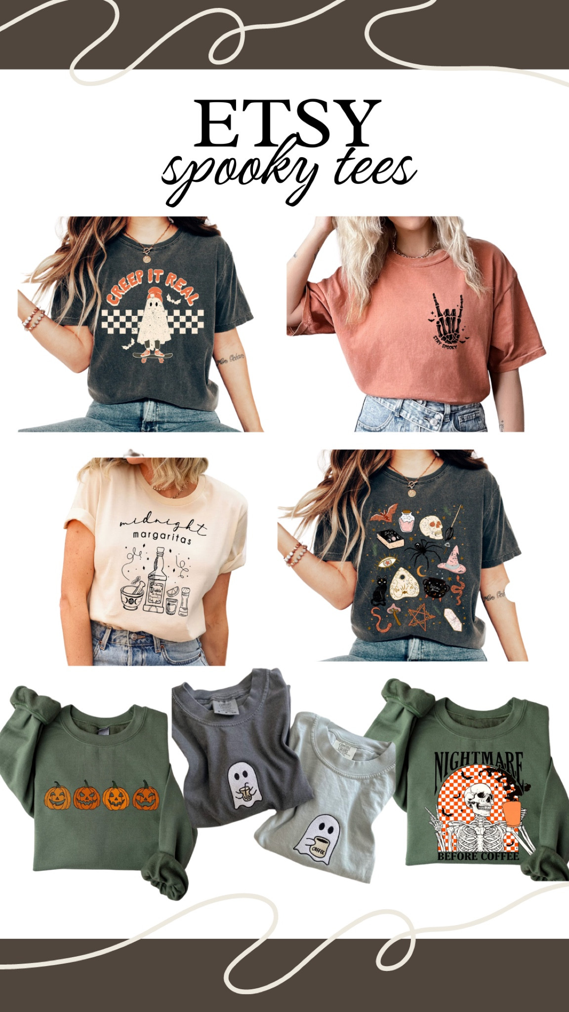 Etsy Halloween spooky tees and sweatshirts 🎃👻💀

#LTKSeasonal