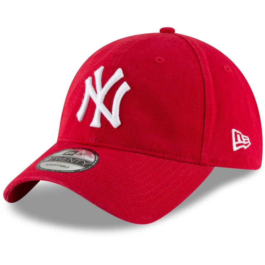 New York Yankees New Era Fashion Core Classic 9TWENTY Adjustable Hat - Red | Lids