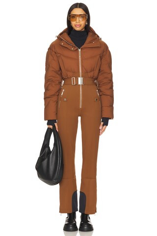 CORDOVA Ajax Ski Suit in Chestnut from Revolve.com | Revolve Clothing (Global)