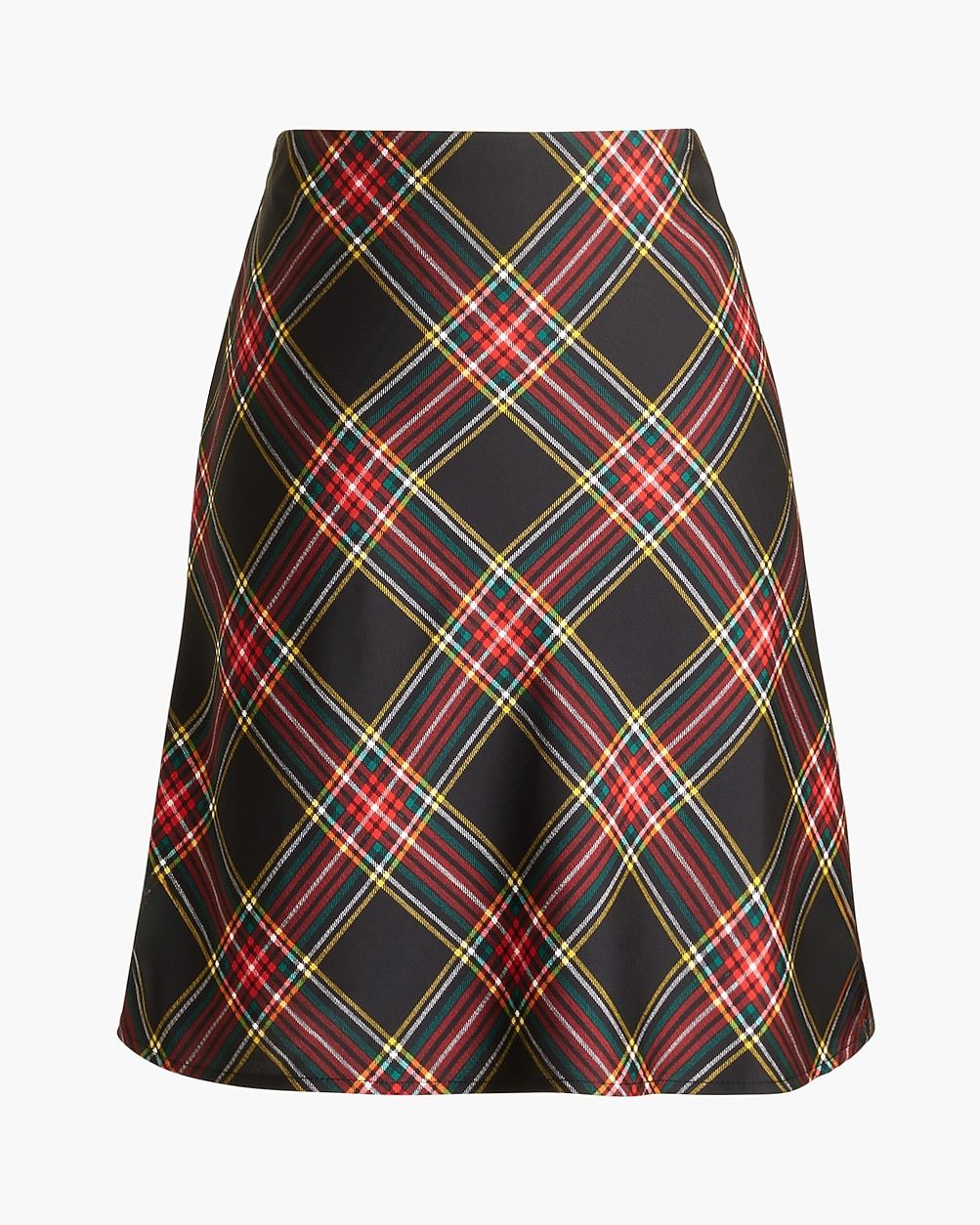Tartan mini bias slip skirt | J.Crew Factory