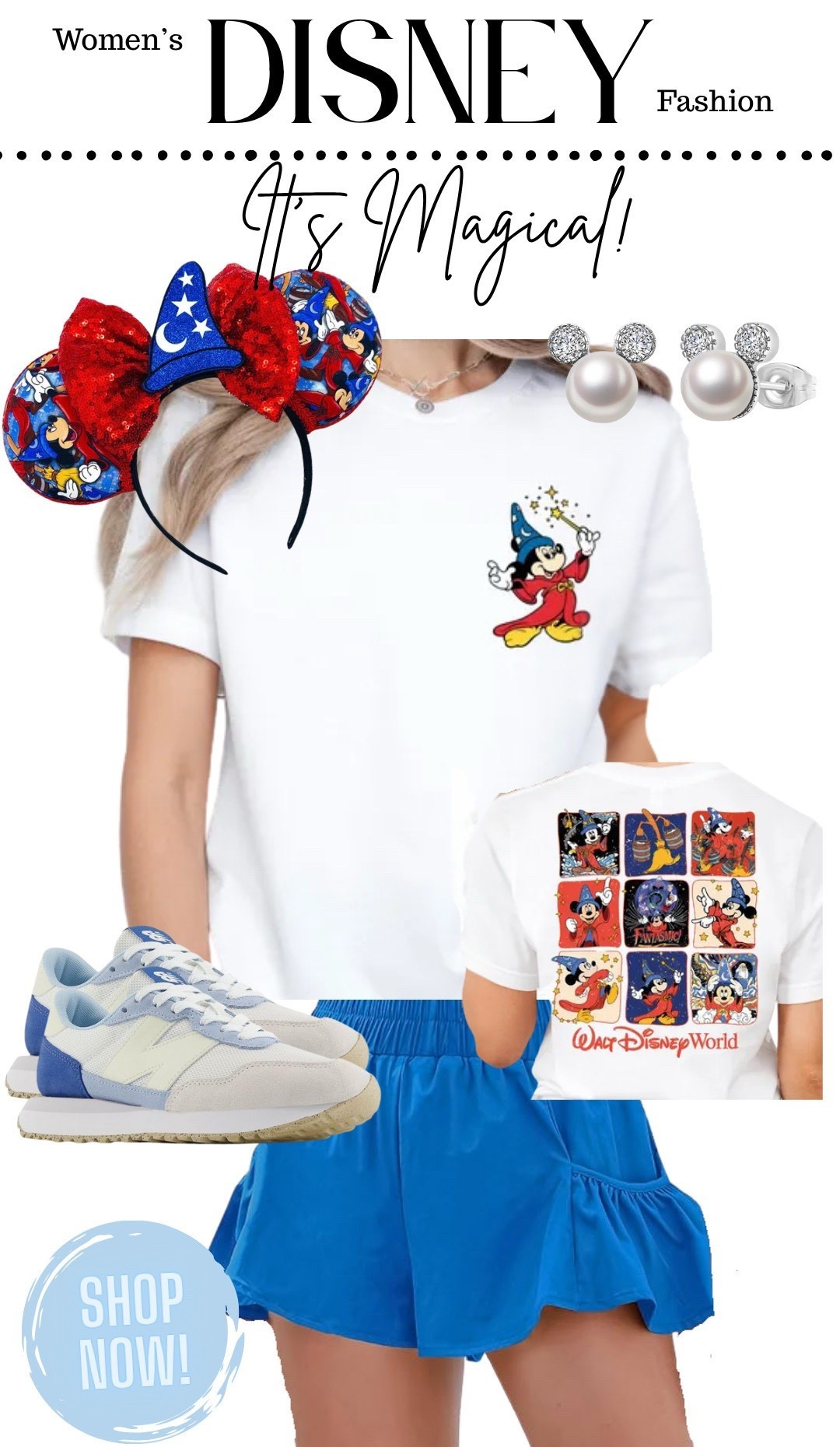Sorcerer Mickey! Comfy tee, easy shorts, and my New Balance faves because the magic hits different when the fit is cute. Linking everything so you can recreate the spell.

#Fantasmic #HollywoodStudios #DisneyWorld 

sorcerer mickey outfit, disney outfit inspo, disney style, disneybound ideas, casual disney outfit, disney graphic tee outfit, mickey mouse tee outfit, theme park outfit ideas, disney park style, comfy disney outfit, disney fashion inspo, new balance outfit ideas, summer disney outfit, disney influencer style, disney casual look, disney street style, disney vacation outfit, disney aesthetic outfit, disney t‑shirt outfit, disney shorts outfit 

 #LTKootd #LTKTravel