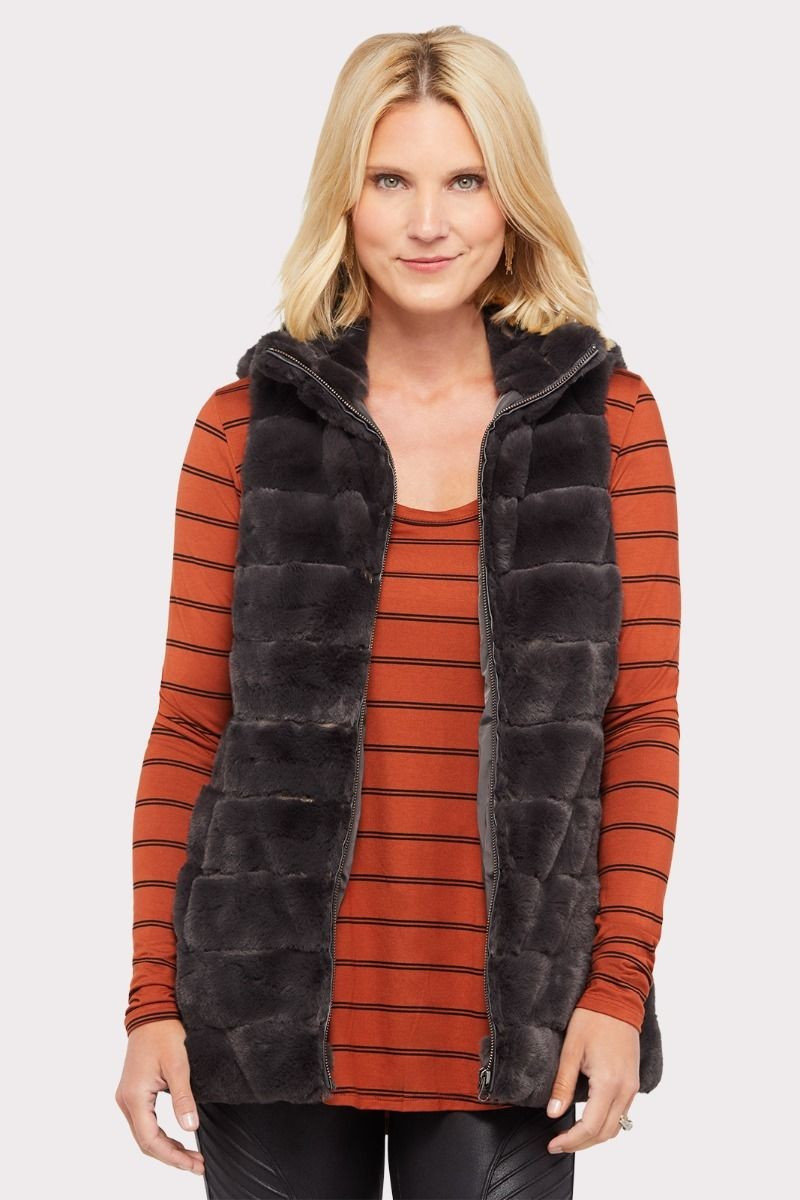 Long Fur Love Vest | Evereve
