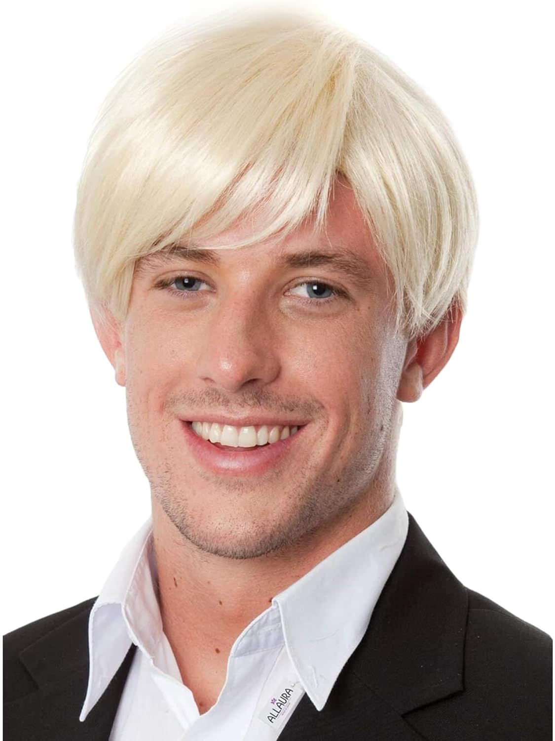 Compatible with Fred Wig – Short Blonde Wig for Men – Ideal for Karate Kai, Cobra Cosplay, Jeffrey Dahmer, Draco Malfoy, Anime, Halloween, Fred Costume, 80s Look, TV & Movie Character Outfits | Amazon (US)