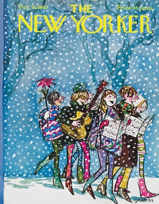 New York Puzzle Company - New Yorker Caroling Mini - 100 Piece Jigsaw Puzzle for Adults by Charle... | Amazon (US)