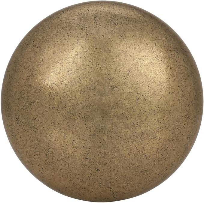 Amerock | Cabinet Knob | Burnished Brass | 1-1/4 inch (32 mm) Diameter | Edona | 1 Pack | Drawer ... | Amazon (US)