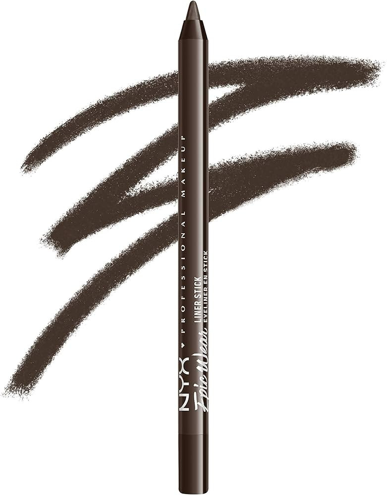 NYX PROFESSIONAL MAKEUP Epic Wear Liner Stick, Long-Lasting Eyeliner Pencil - Deepest Brown | Amazon (US)